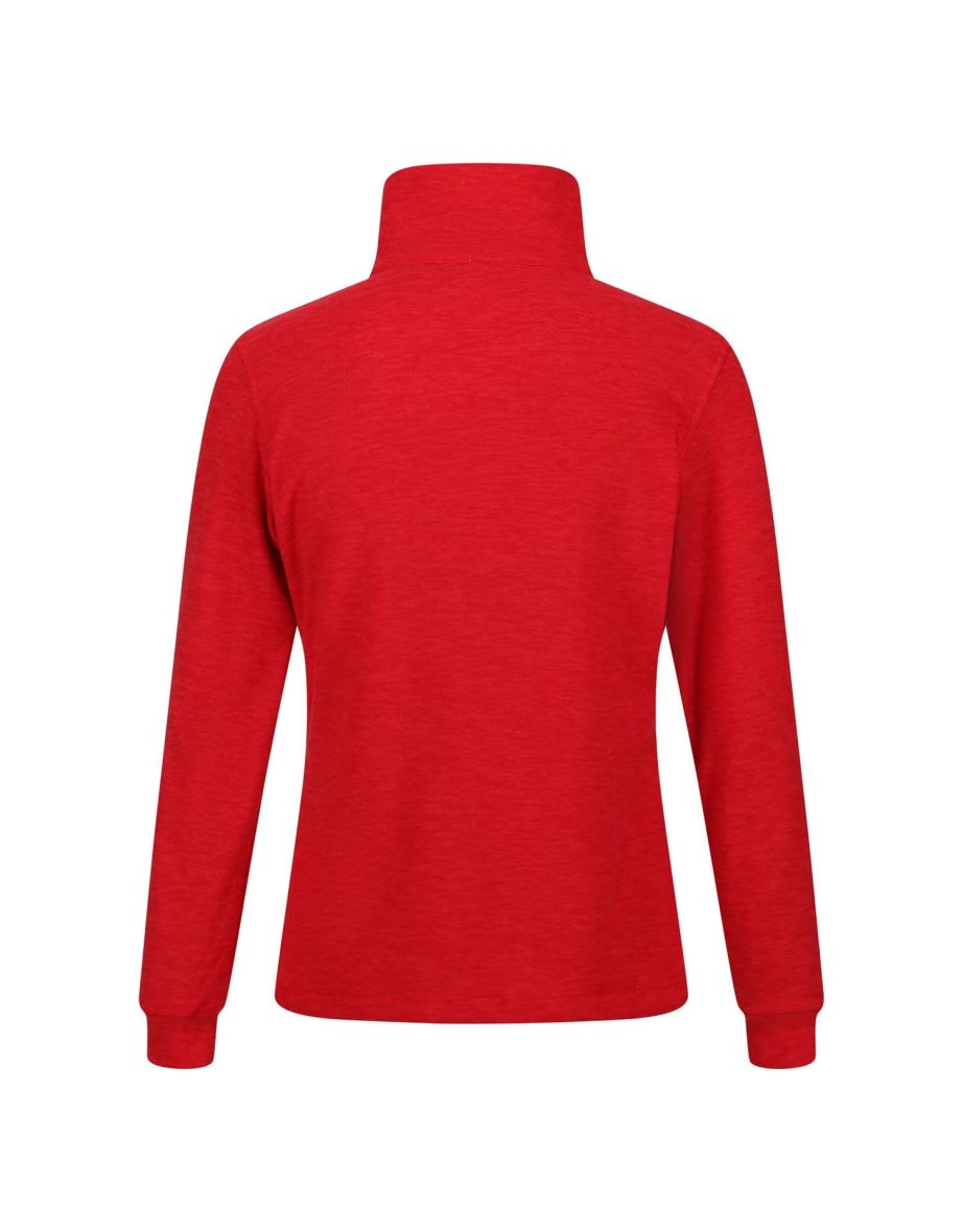 Women's Regatta Azaelia Breathable Full-Zip Fleece in Red - 3