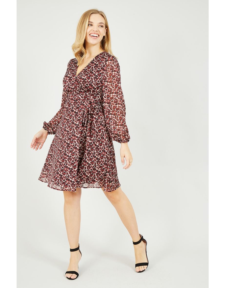 Old navy red hot sale wrap dress