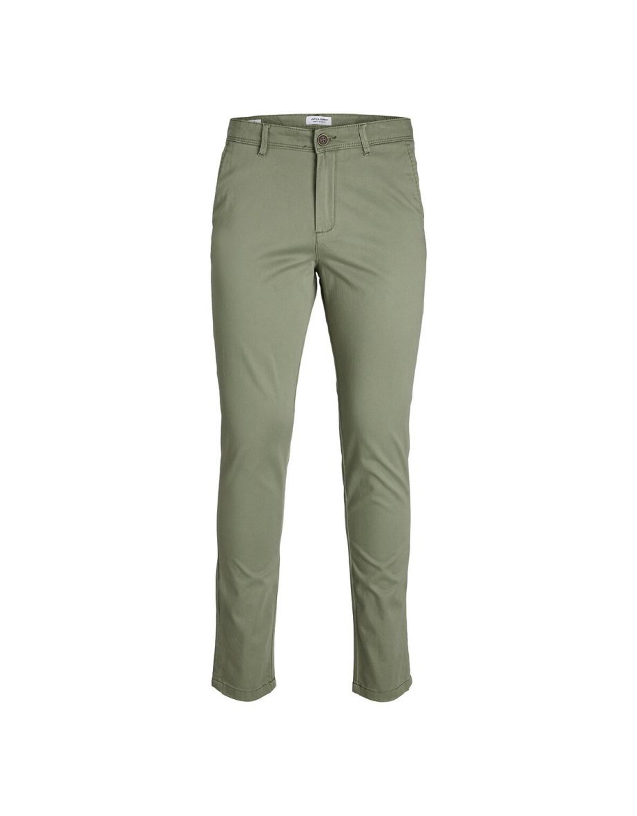 Slim Fit Cotton Chinos - 5