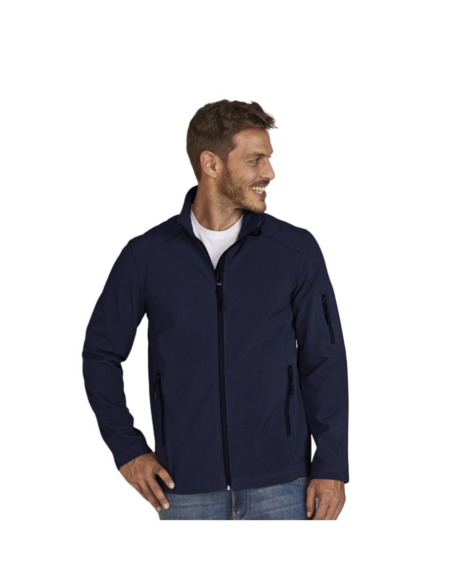 Kariban Mens Contemporary Softshell 3 Layer Performance Jacket - Navy - 1