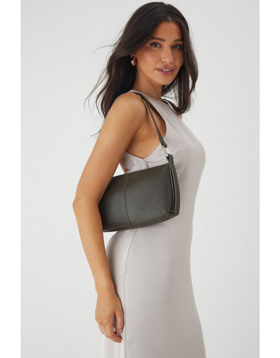 Slouchy Shoulder Faux Leather Bag