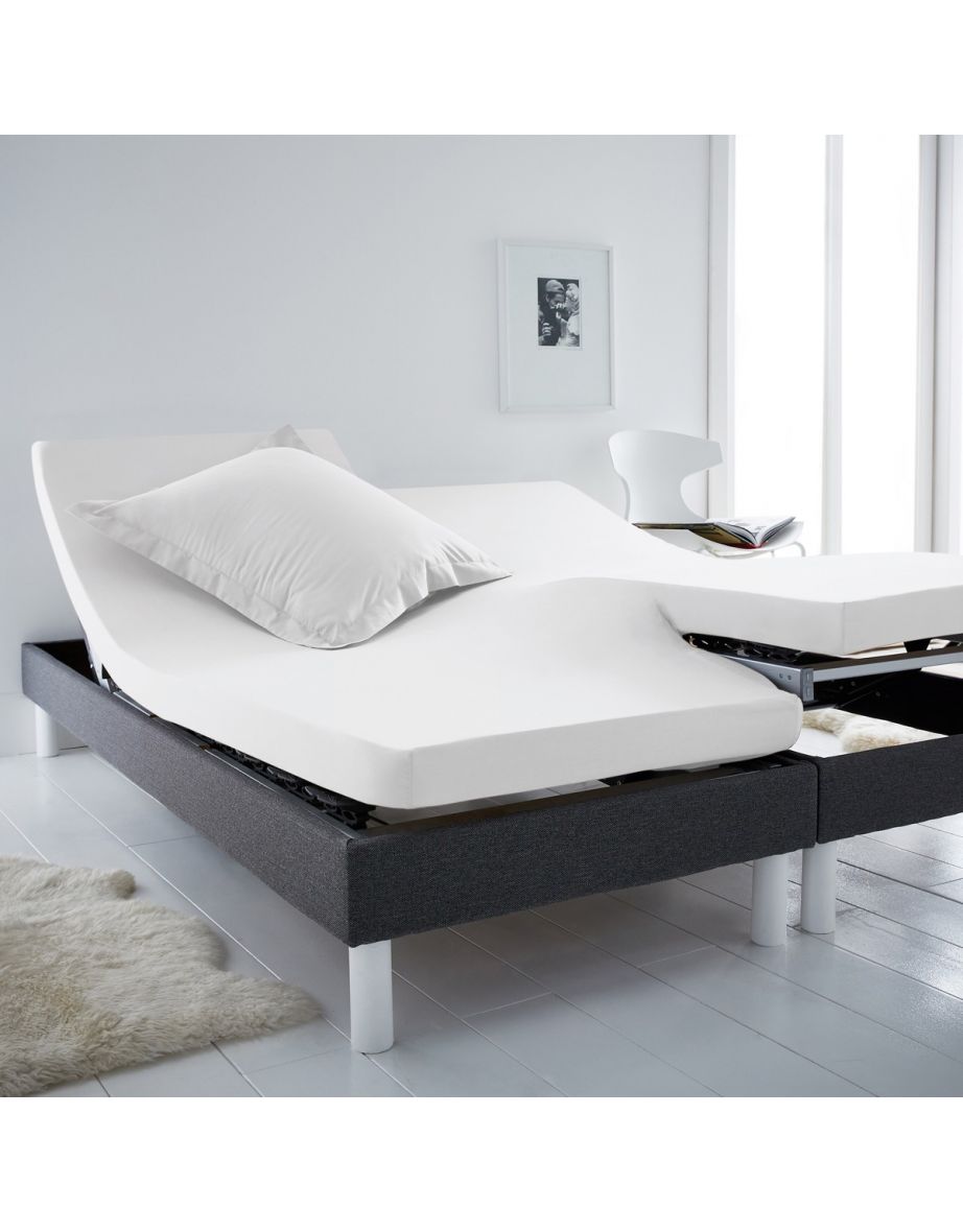 SCENARIO Stretch Cotton Jersey Fitted Sheet