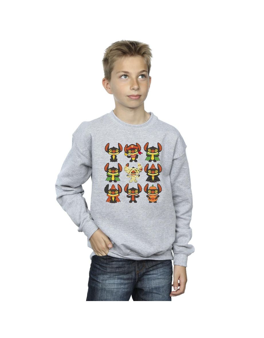Disney Boys Lilo & Stitch Halloween Costumes Sweatshirt - Sports Grey