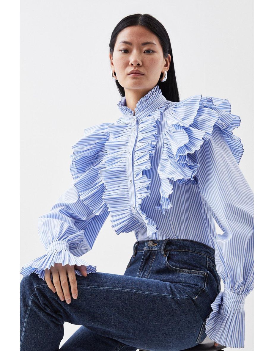 Ruffle Blouses  Karen Millen UK