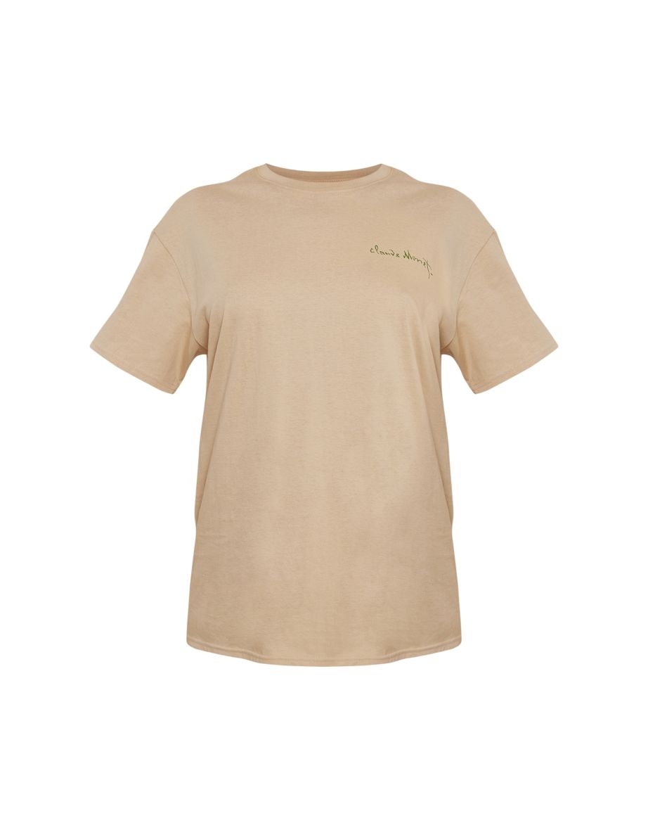 Stone Claude Monet Print T Shirt - 4