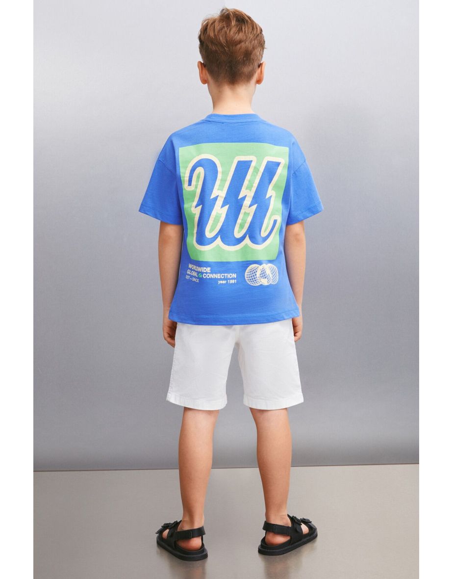 REMY Men's Saks Blue T-Shirt - 5