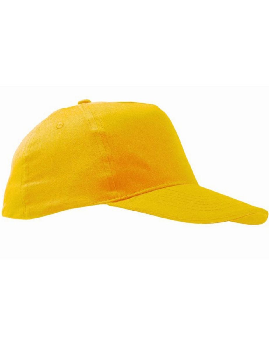 SOLS Unisex Sunny 5 Panel Baseball Cap - Gold