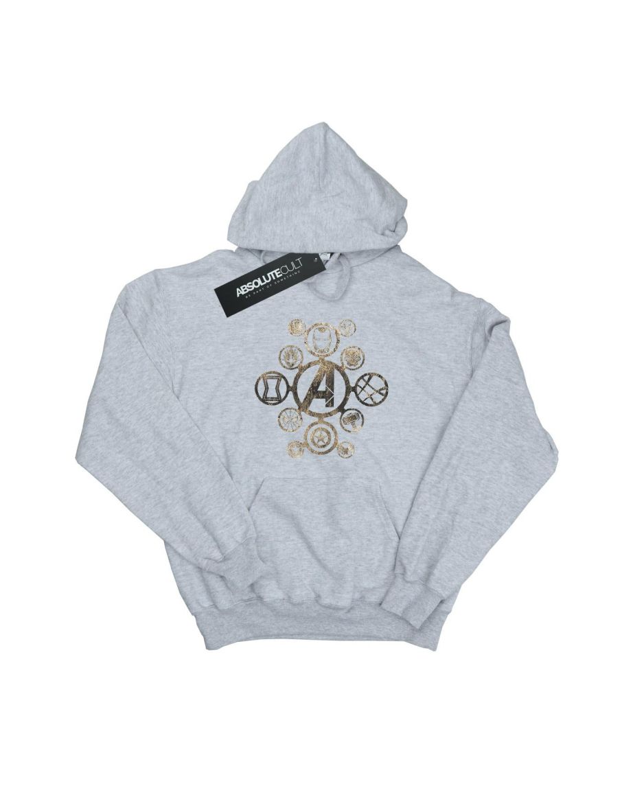 Marvel Girls Avengers Infinity War Icons Hoodie - Sports Grey