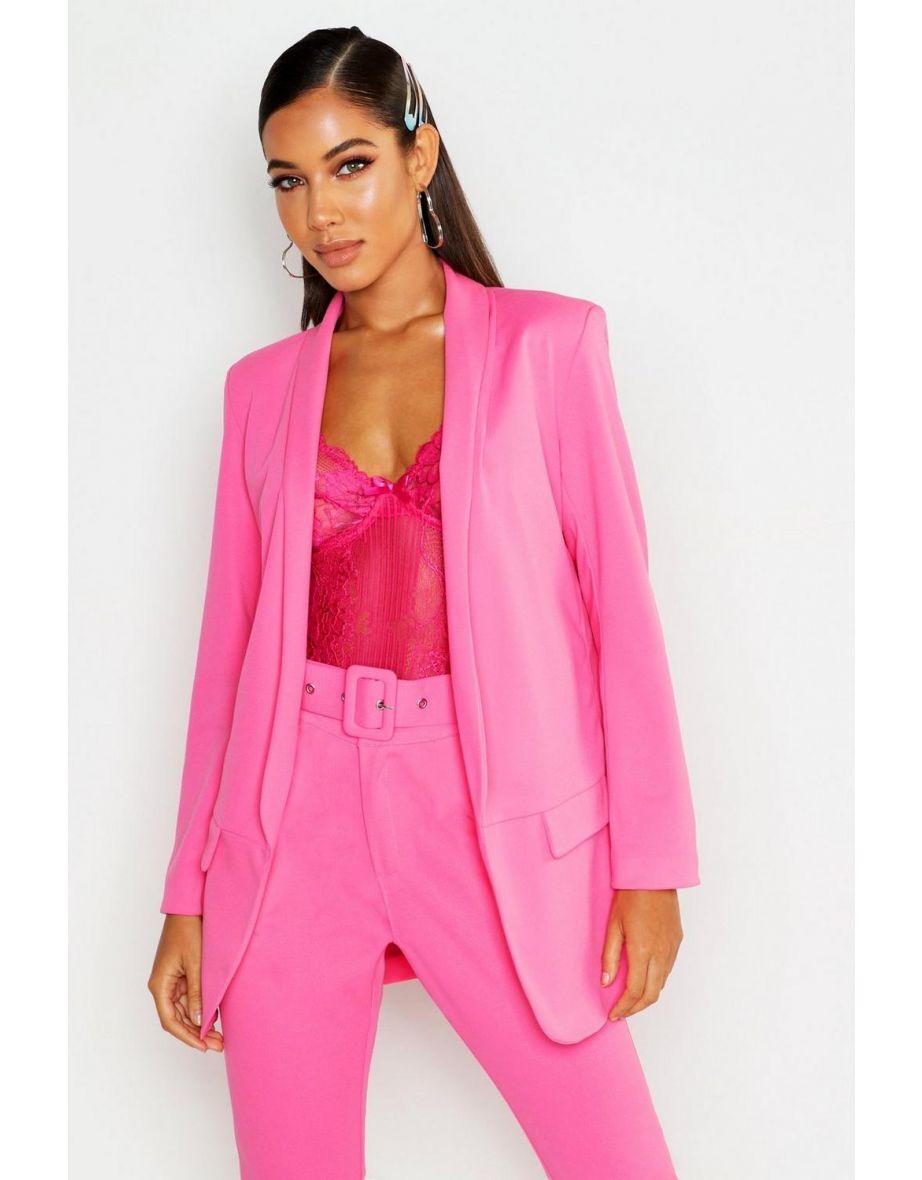 Tailored Blazer - hot pink