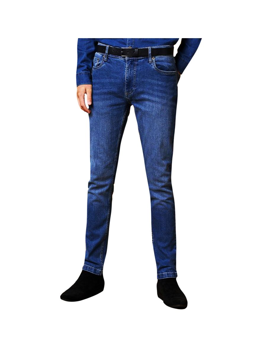 AWDis So Denim Mens Max Slim Jeans - Dark Blue Wash