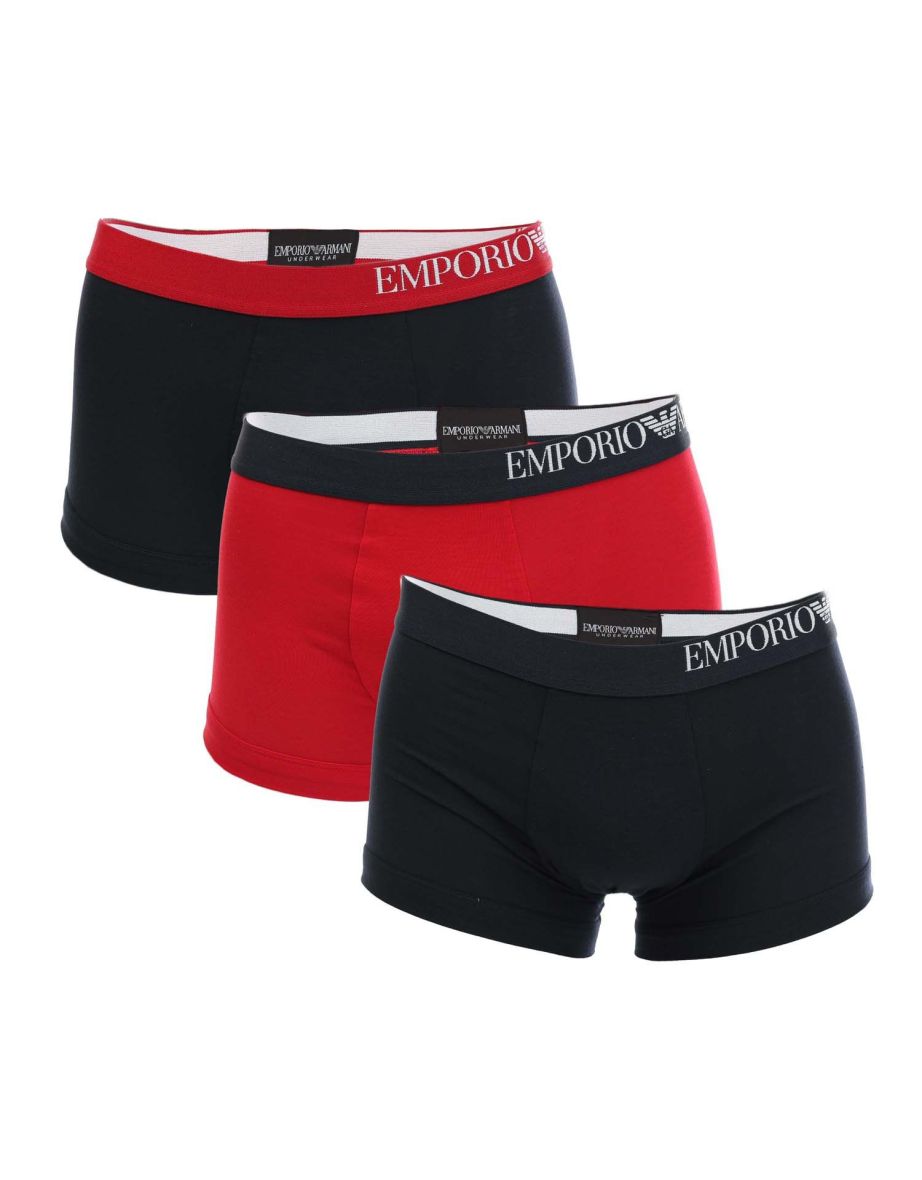 Men's Emporio Armani EA7 3 Pack Boxer Briefs in other - 1