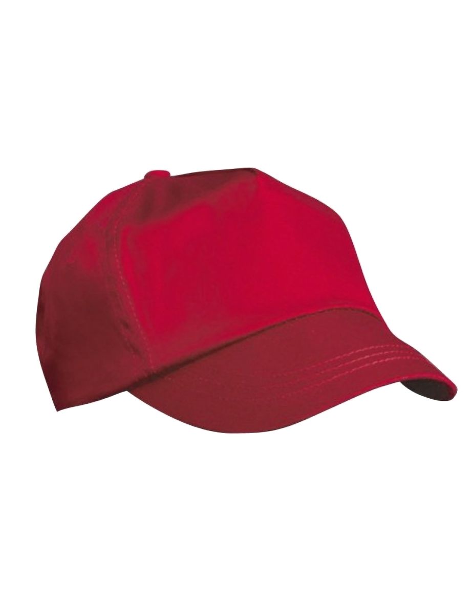 Result Unisex Childrens/Kids Plain Basebll Cap (Pack of 2) - Red