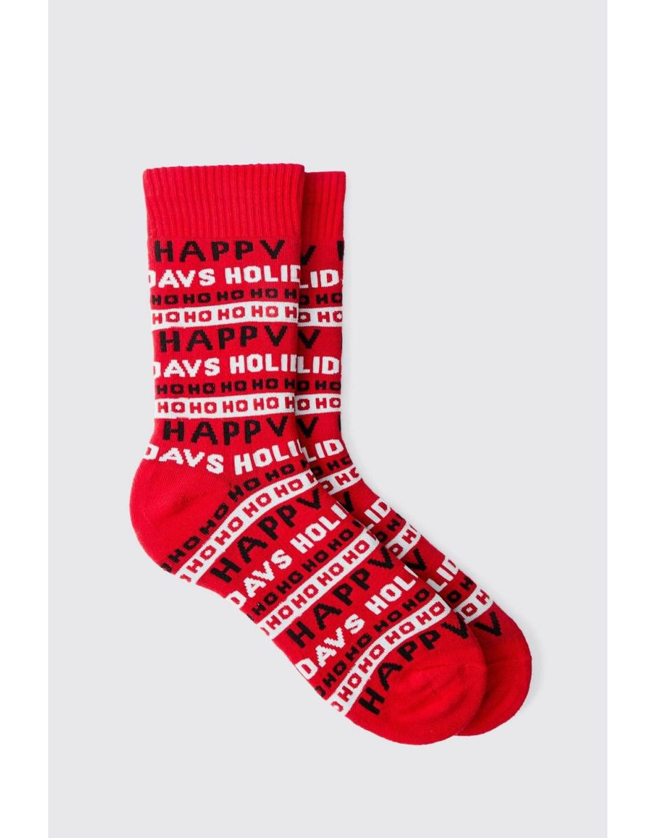 Happy Holidays Socks