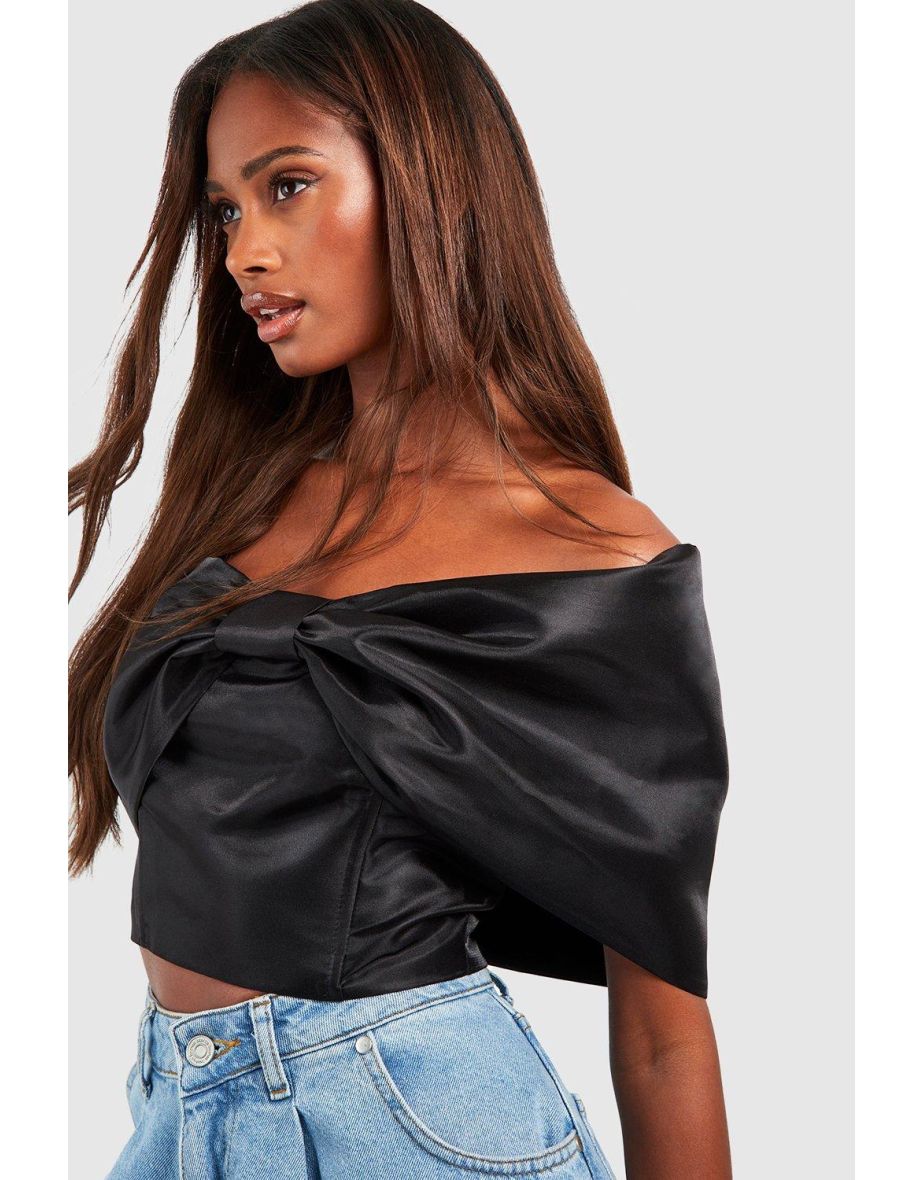 Extreme Bow Corset Top - black - 3