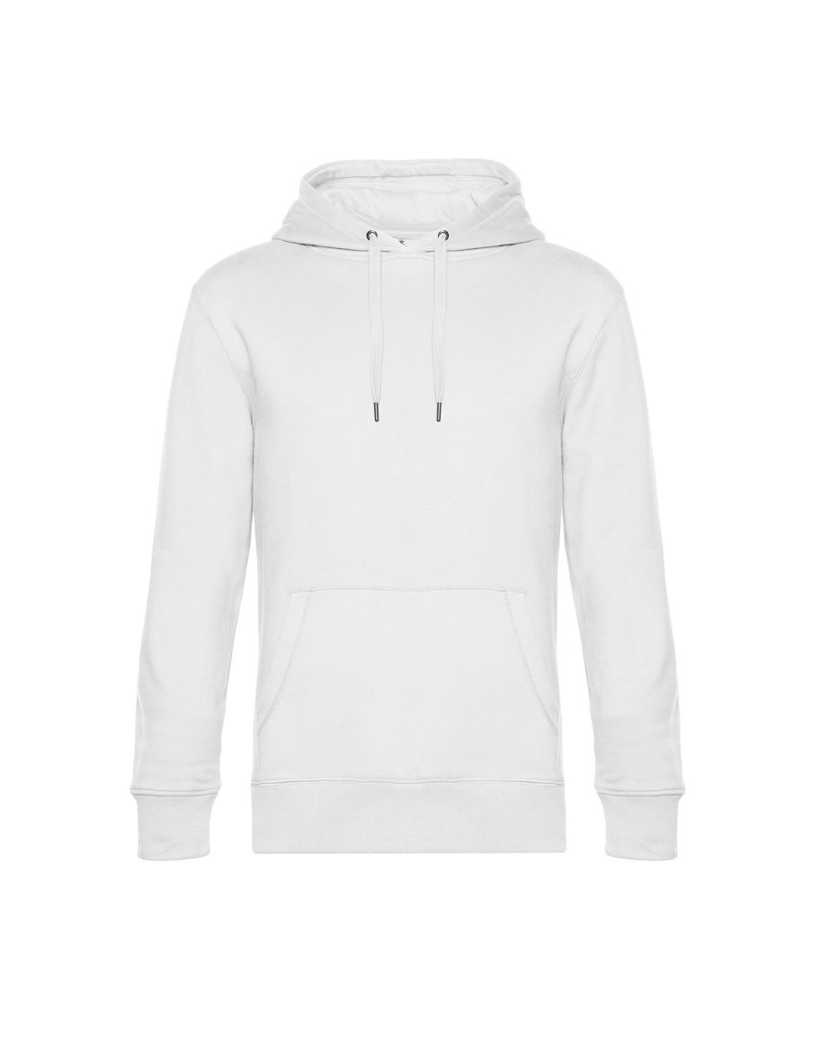 B&C Mens King Hoodie - White
