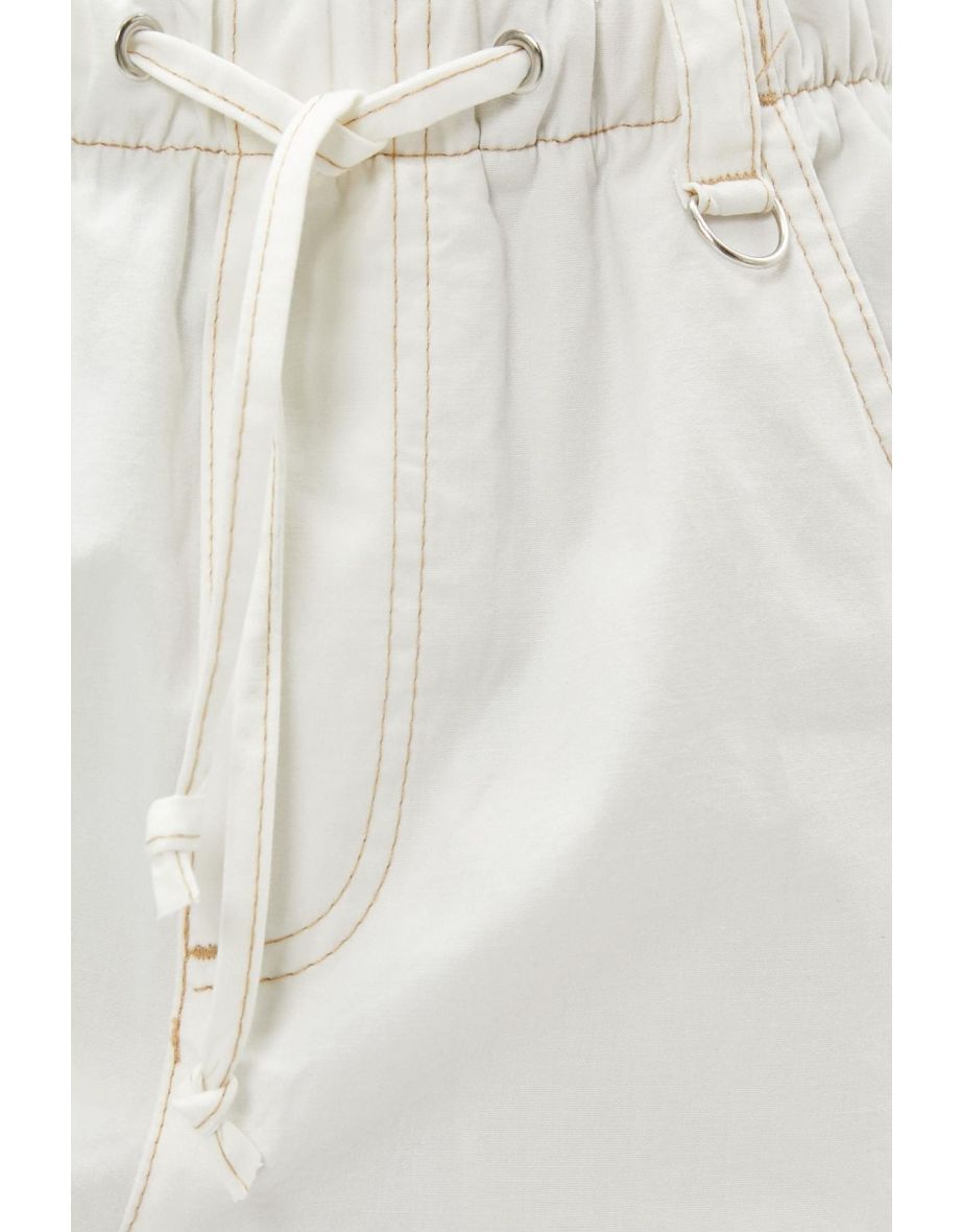 Koton White Straight-Cut Jeans - 5