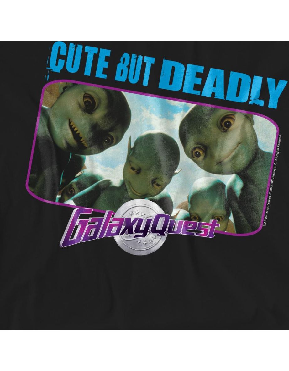 Galaxy Quest Unisex Adult Cute But Deadly T-Shirt - Black - 3