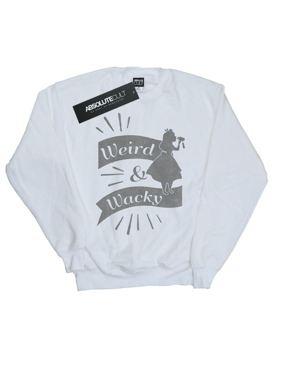 Disney Girls Alice In Wonderland Weird And Wacky Sweatshirt - 3