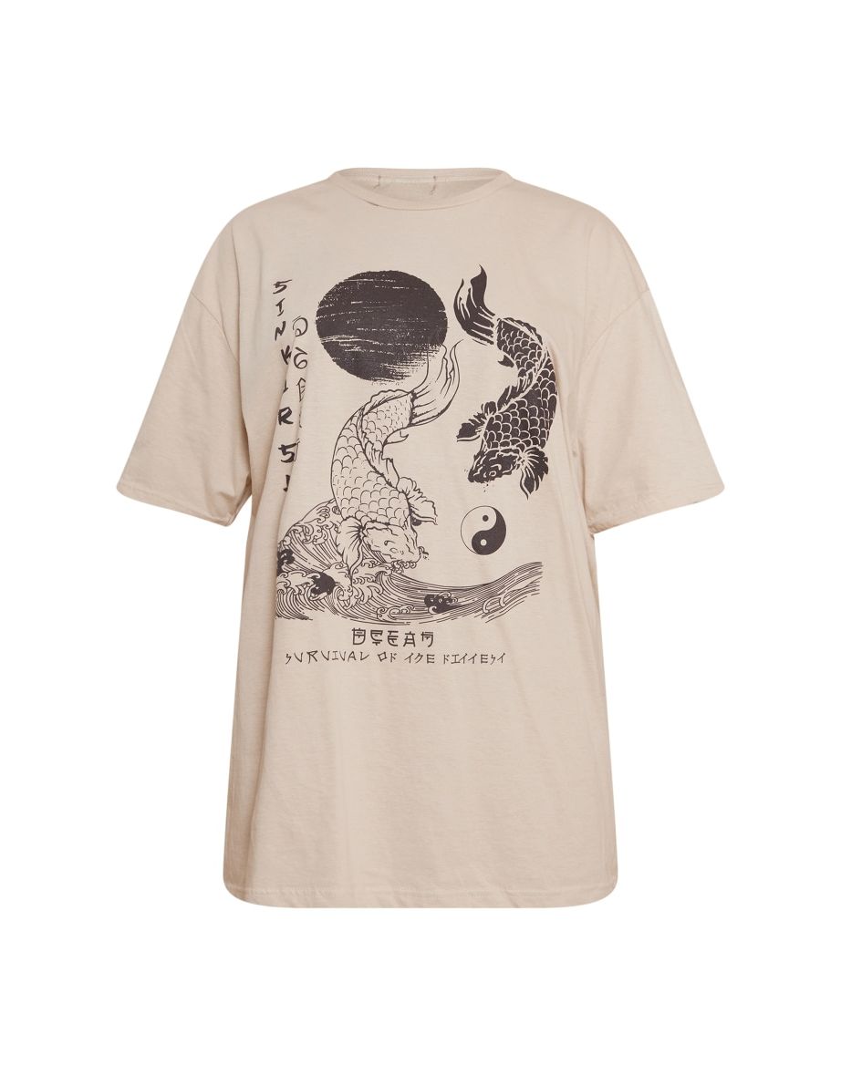 Stone Sink Or Swim Printed T Shirt - 4