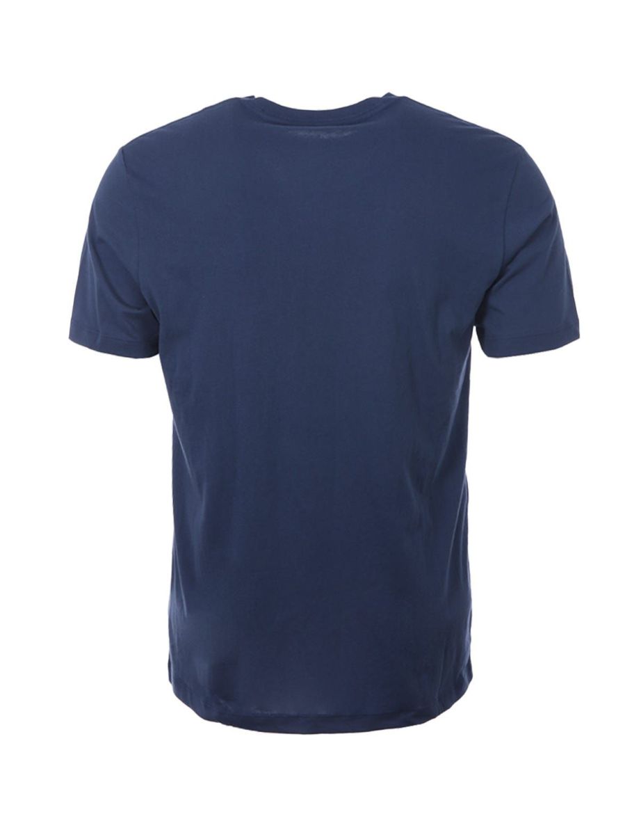 Men's True Religion Circle Horseshoe Logo Crew Neck T-Shirt in Blue - 1