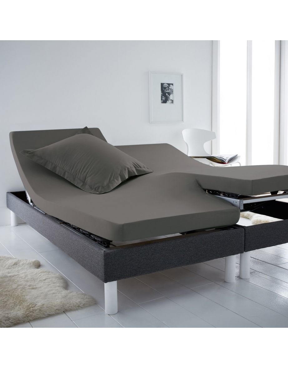 SCENARIO Stretch Cotton Jersey Fitted Sheet