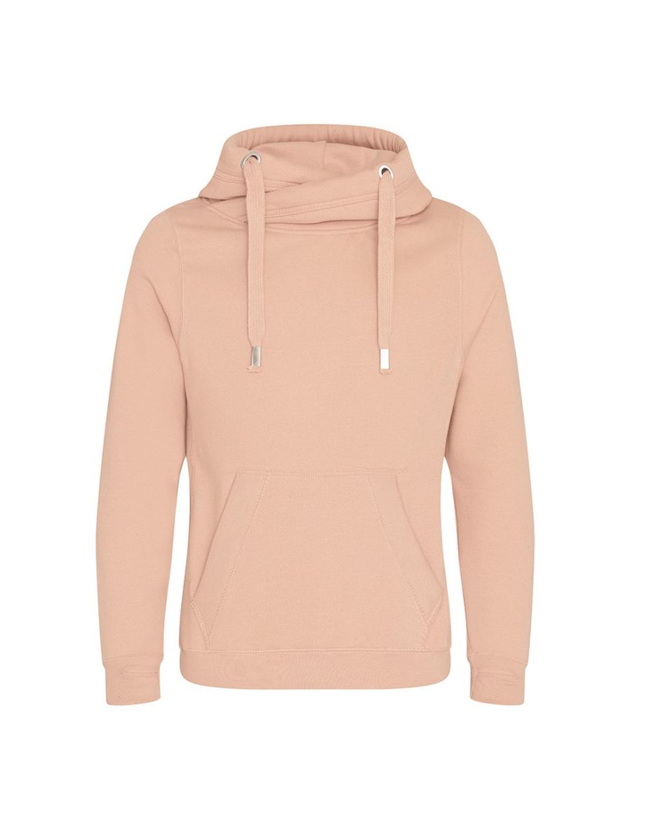 AWDis Hoods Mens Cross Neck Hoodie - Nude