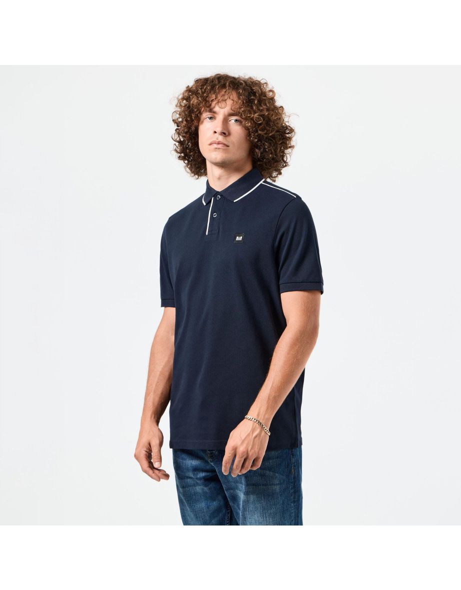 Men's Weekend Offender Astola Piping Detail Polo Shirt