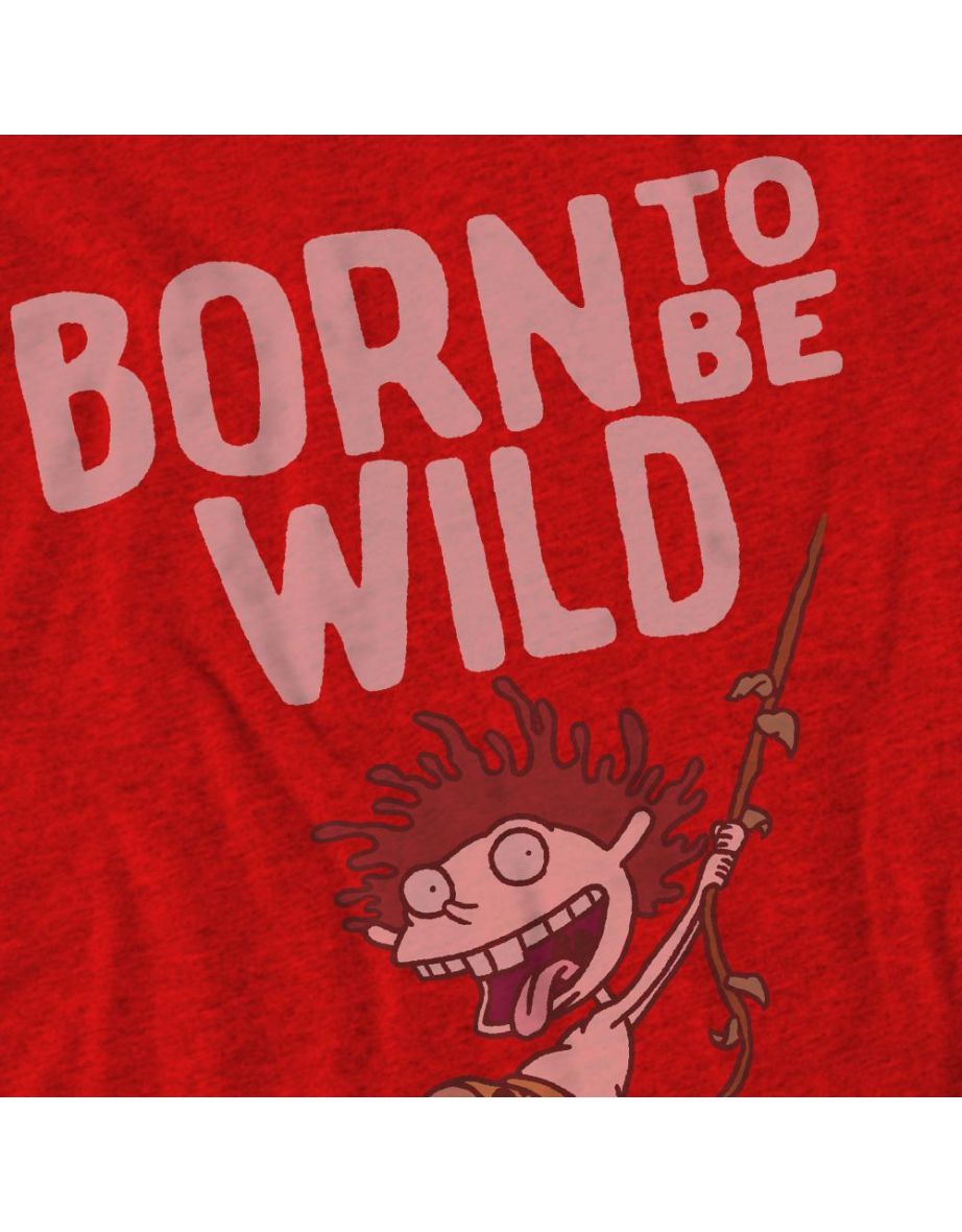 The Wild Thornberrys Unisex Adult Born To Be Wild T-Shirt - Red - 3