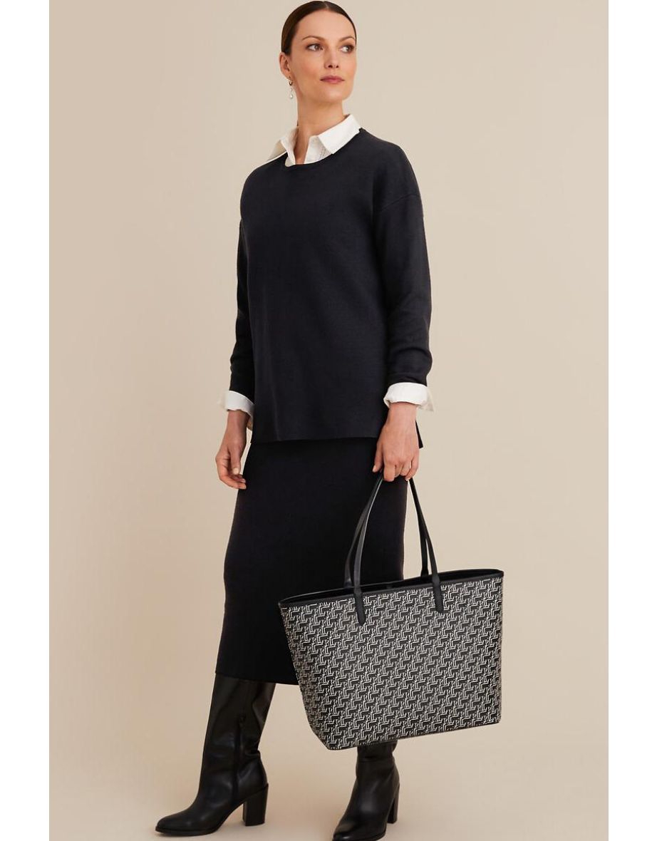 Milano Knit Jumper/Sweater with Crew Neck