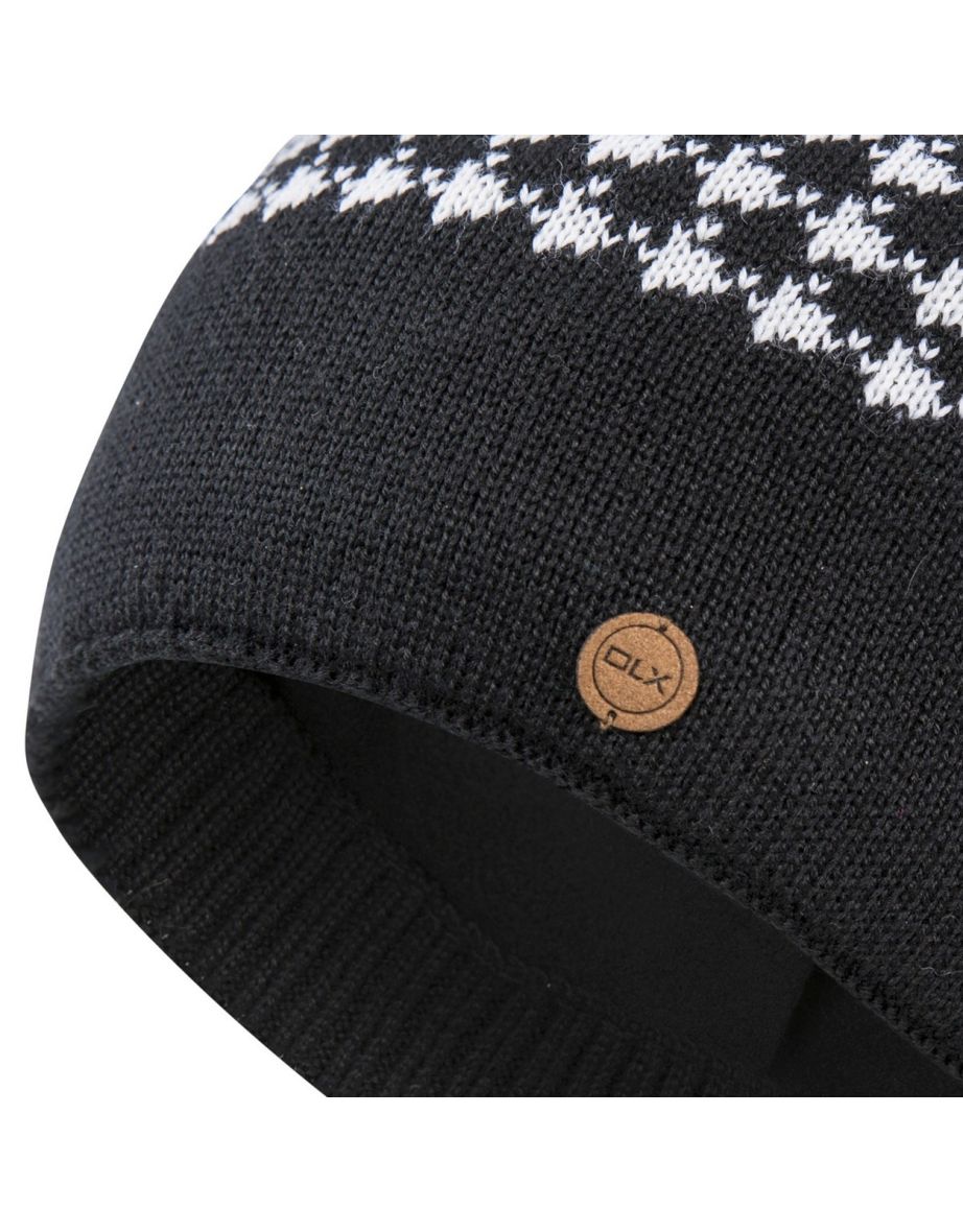 Trespass Mens Capaldi Beanie Hat - Black - 1