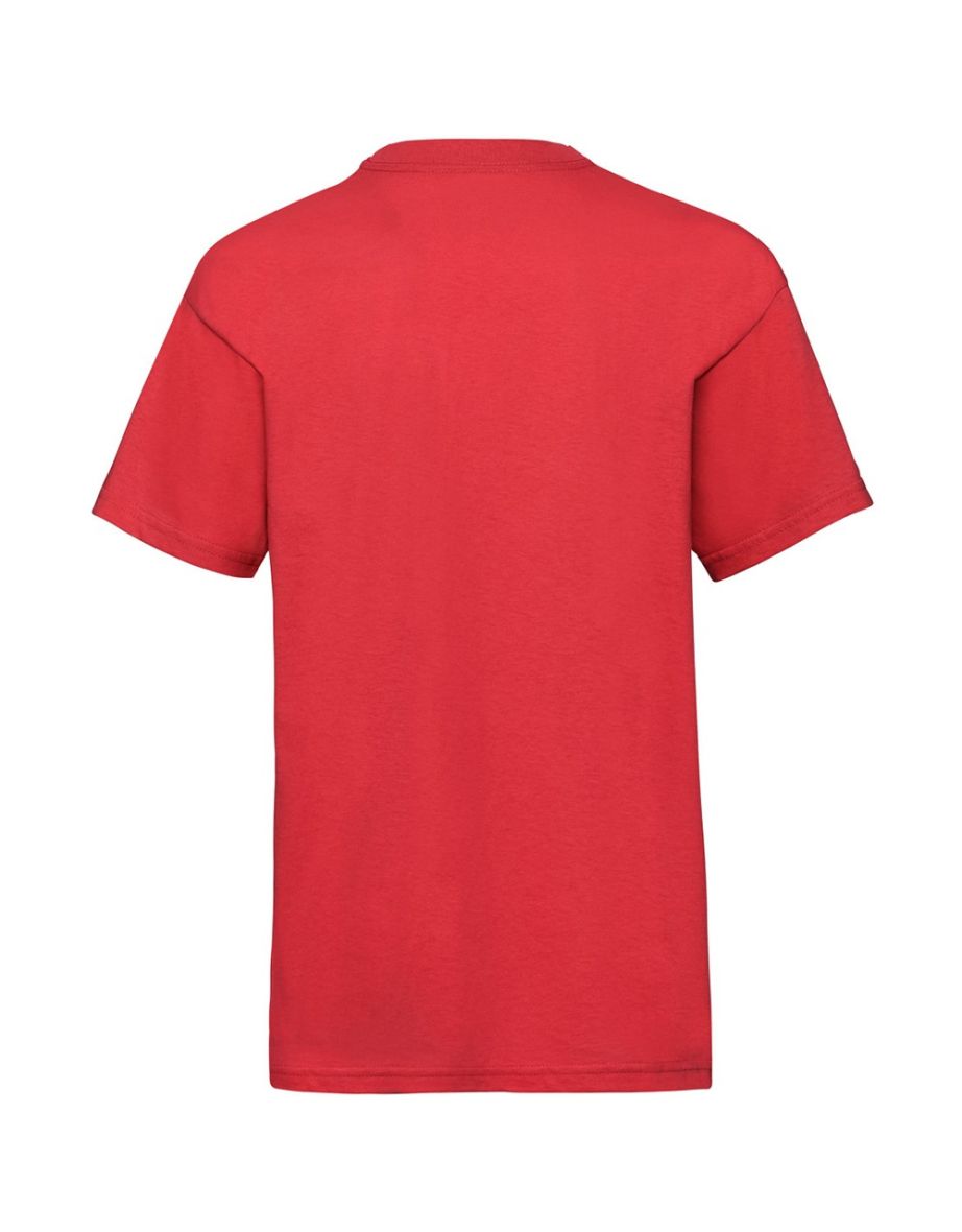 Fruit Of The Loom Childrens/Kids Unisex Valueweight Short Sleeve T-Shirt - Red - 1