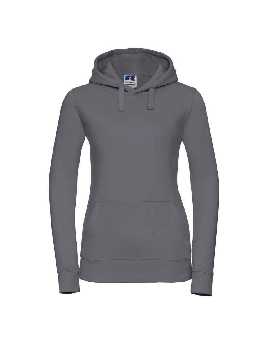 Russell Womens/Ladies Authentic Hoodie - Convoy Grey
