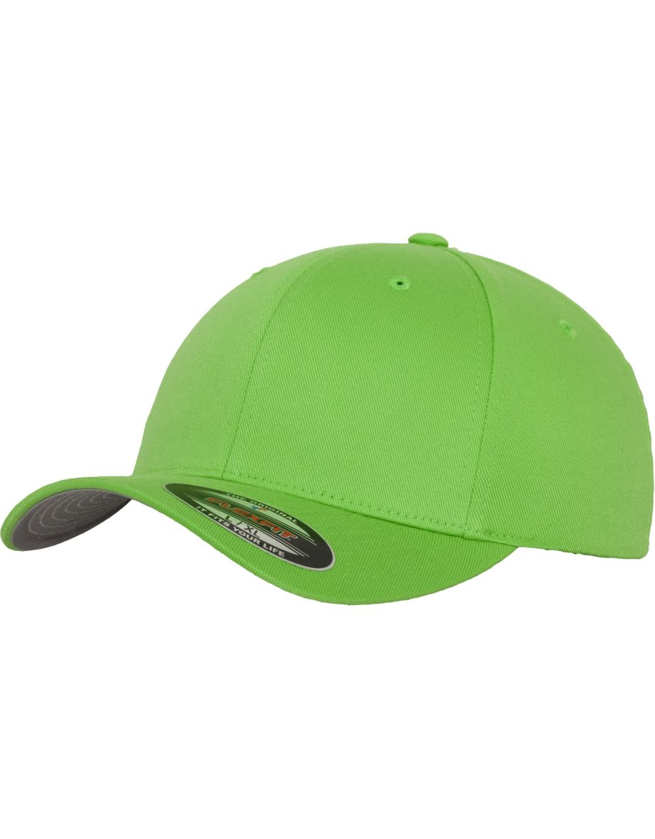 Yupoong Mens Flexfit Fitted Baseball Cap - Fresh Green
