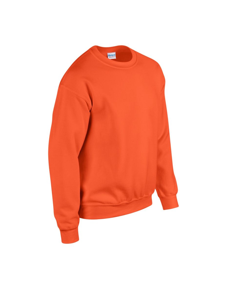 Gildan Mens Heavy Blend Sweatshirt - Orange - 2