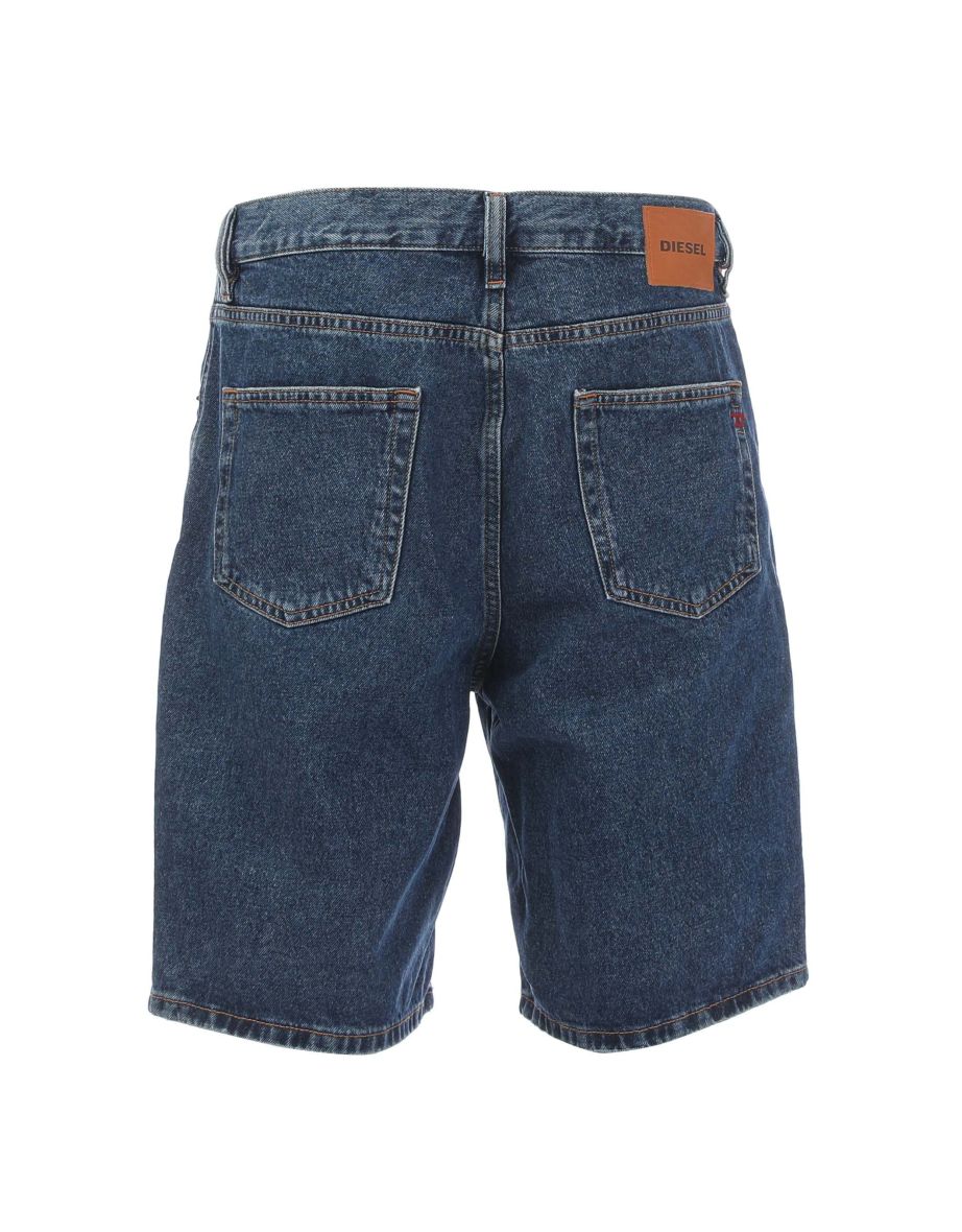 Men's Diesel D-STRUKT Denim Shorts in Blue - 1