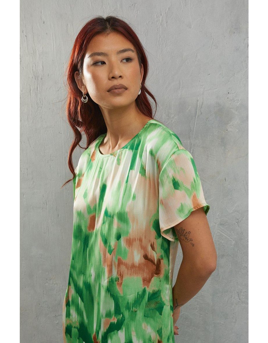 Oversized Midi T-shirt Dress - 3