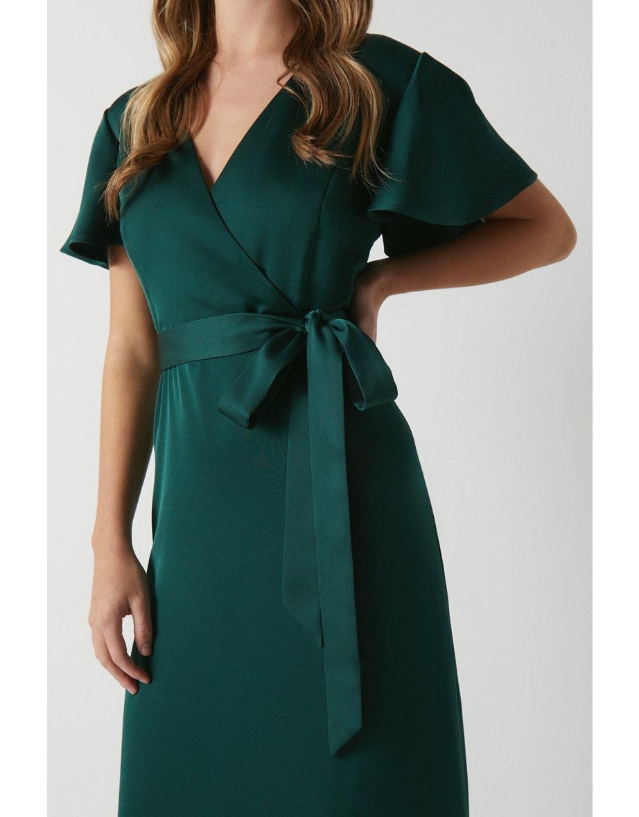 Teen Coast Angel Sleeve Bridesmaids Dress - 3