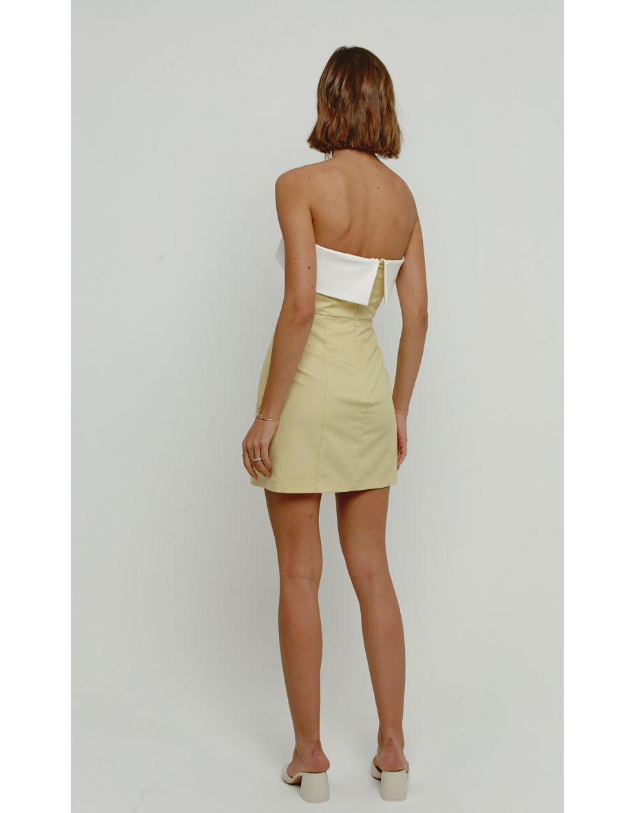Lemon Detail Tailored Mini Dress - 2