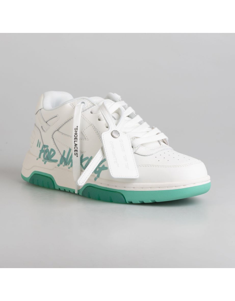 Women's Off White Out of Office "For Walking" Trainers in White