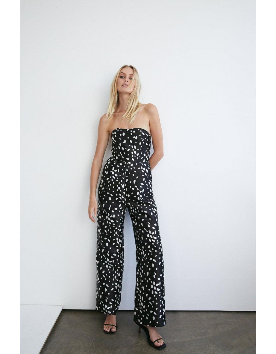 Warehouse polka best sale dot jumpsuit