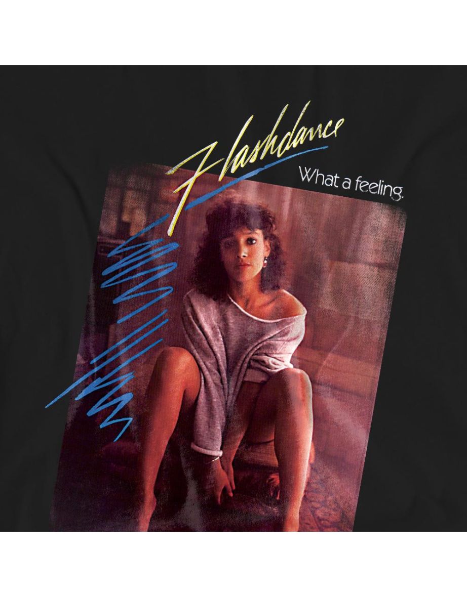 Flashdance Unisex Adult Title T-Shirt - Black - 3