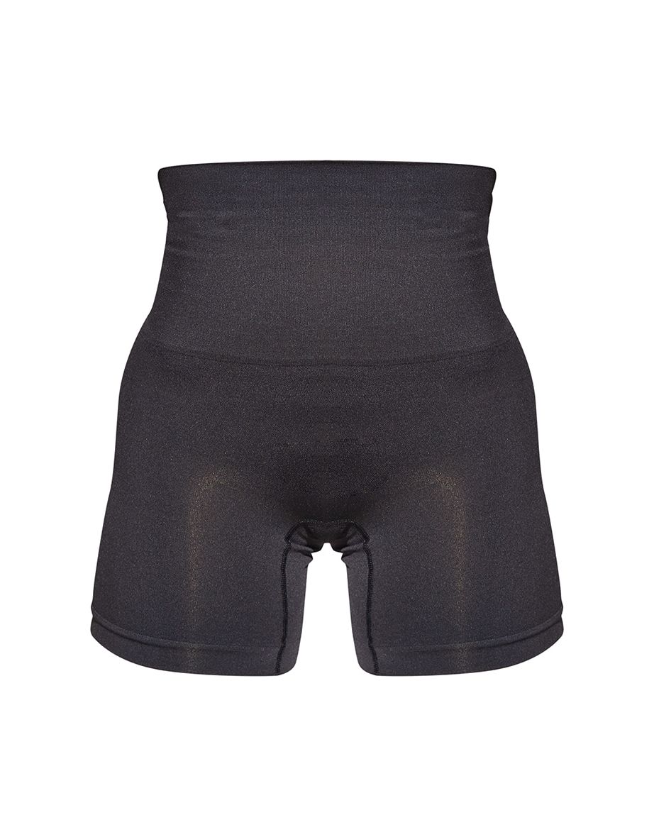 Black Shapewear High Waist Control Shorts - 4
