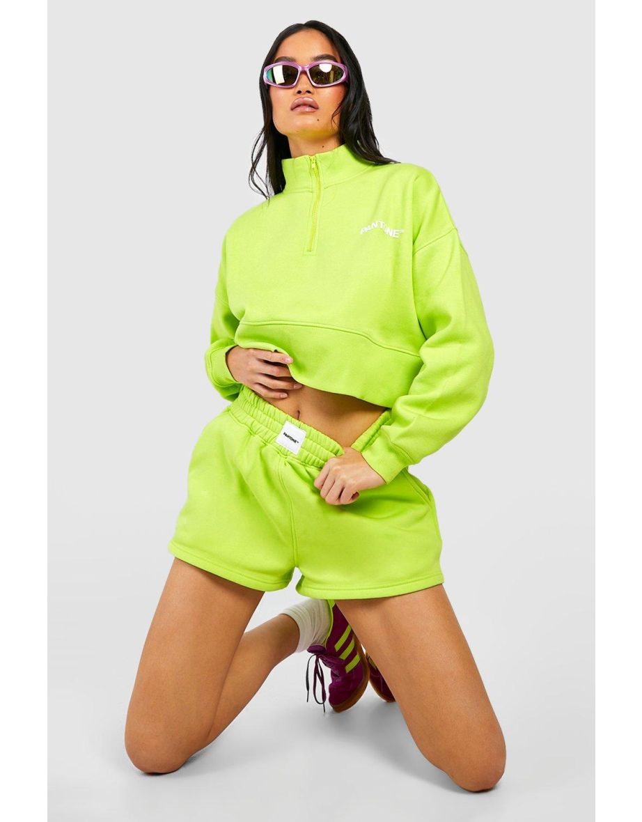 Pantone Boxer Sweat Jogger Short - lime - 3