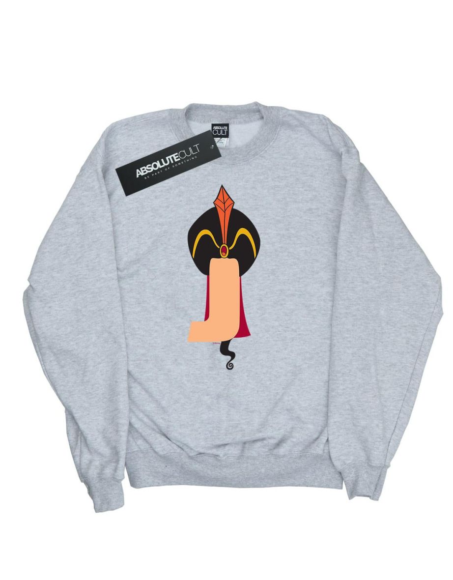 Disney Girls Alphabet J Is For Jafar Sweatshirt - Sports Grey