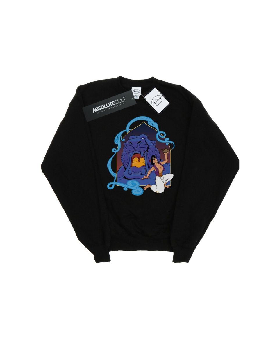 Disney Boys Aladdin Cave Of Wonders Sweatshirt - Black
