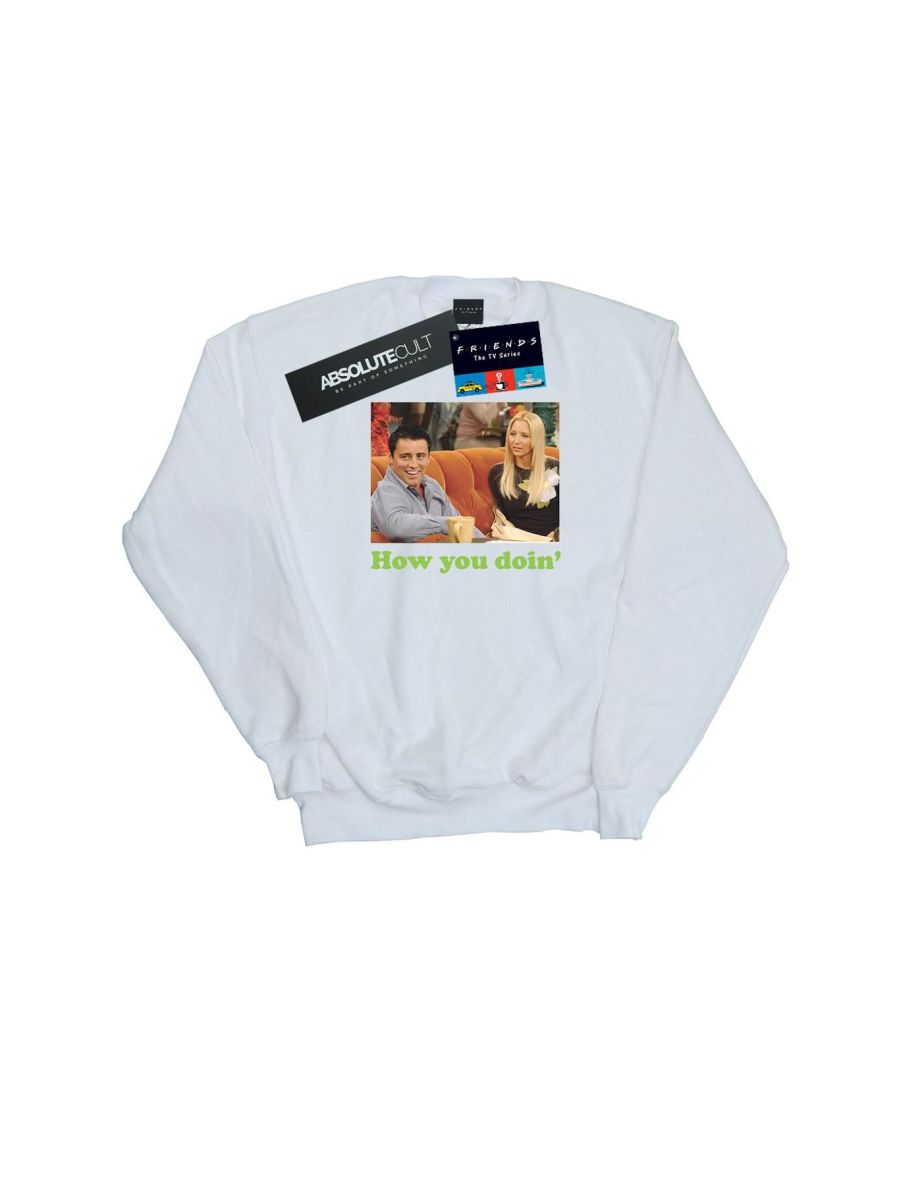 Friends Boys How You Doin Sweatshirt - White