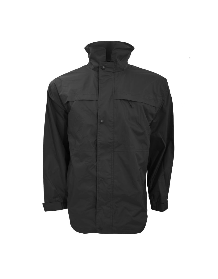 Result Mens Mid-Weight Multi-Function Waterproof Windproof Jacket - Black/Grey