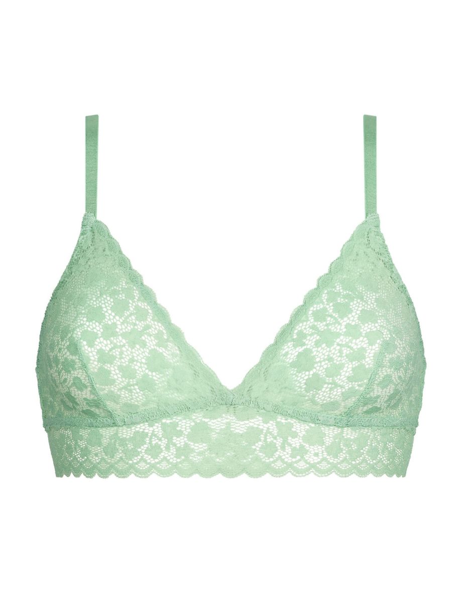 Daisy Lace Triangle Bra - 5