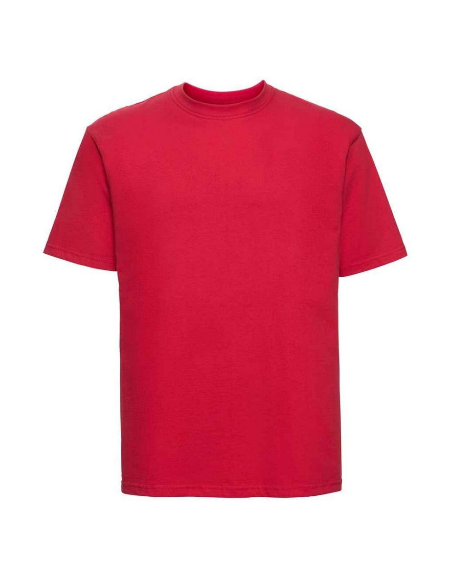 Russell Mens Ringspun Cotton Classic T-Shirt - Classic Red