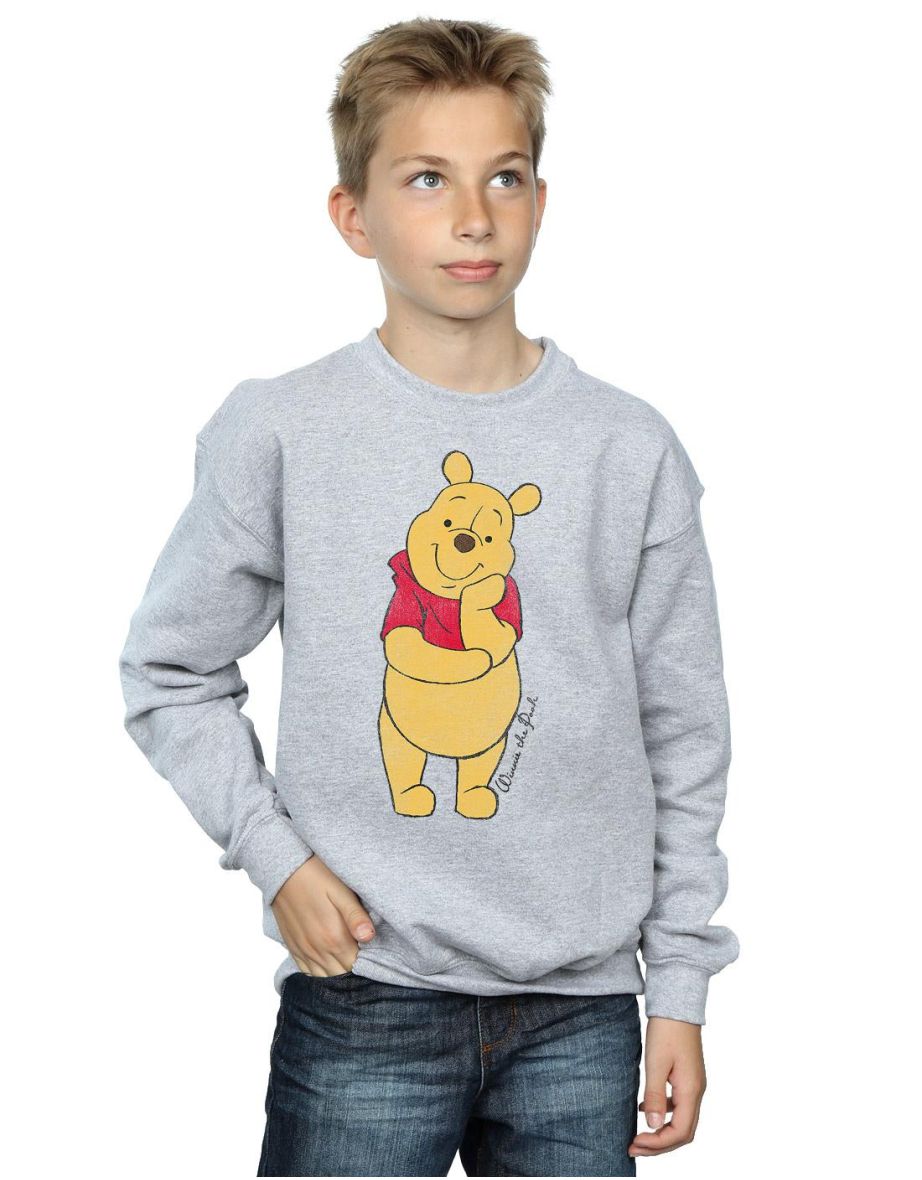 Winnie the Pooh Boys Classic Sweatshirt - Sports Grey